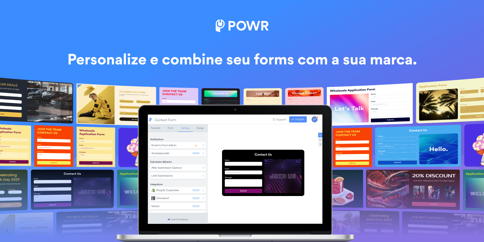 POWR Forms | Criador de Formulários