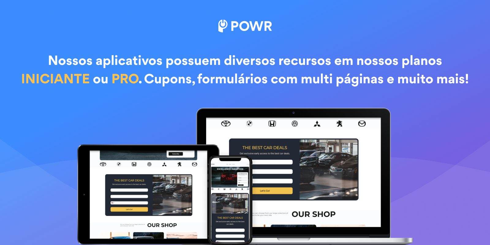 POWR Forms | Criador de Formulários