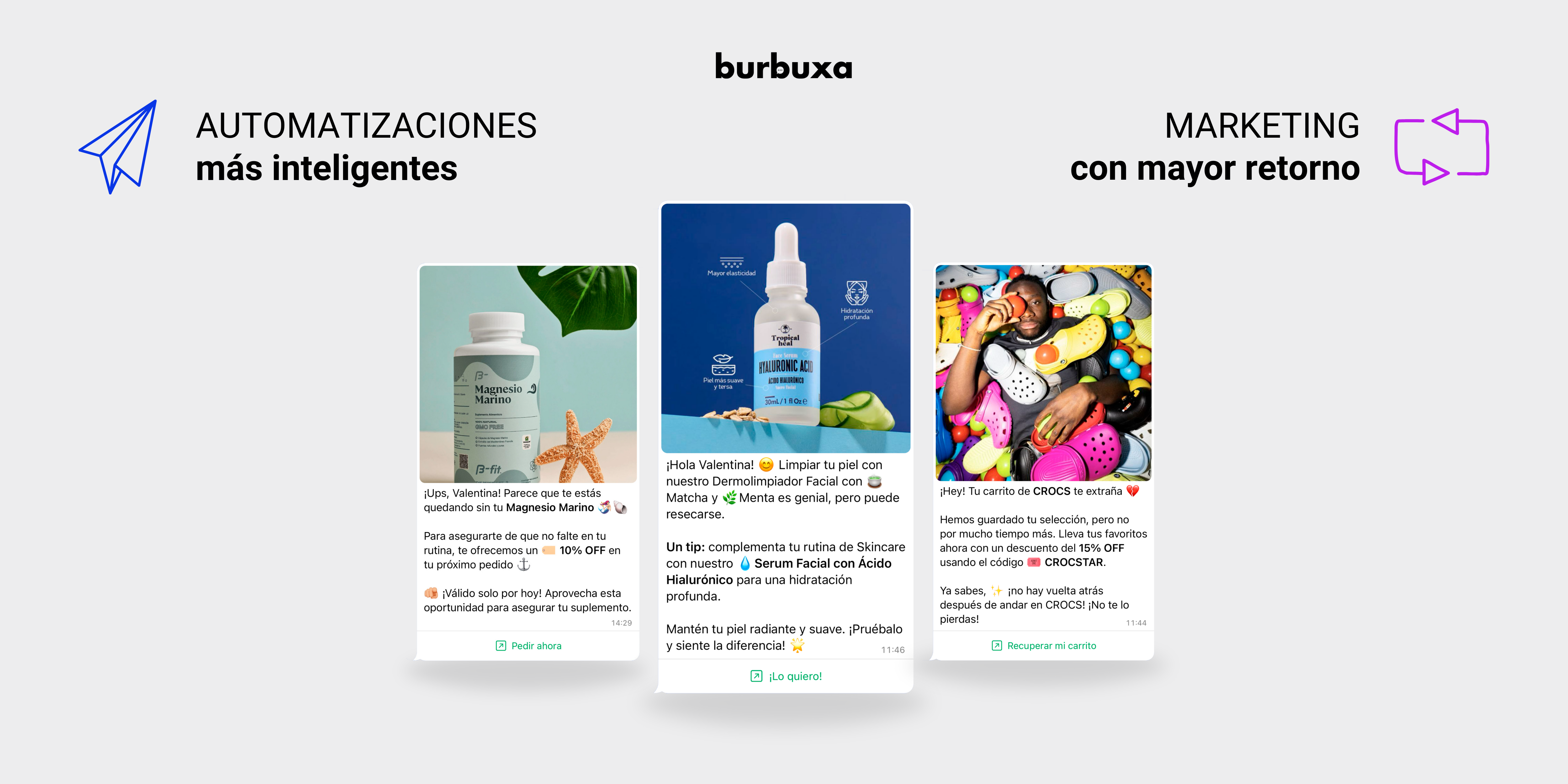 Burbuxa | Plataforma WhatsApp + IA