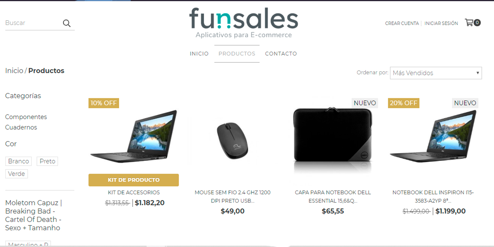 Kit de Productos - Funsales