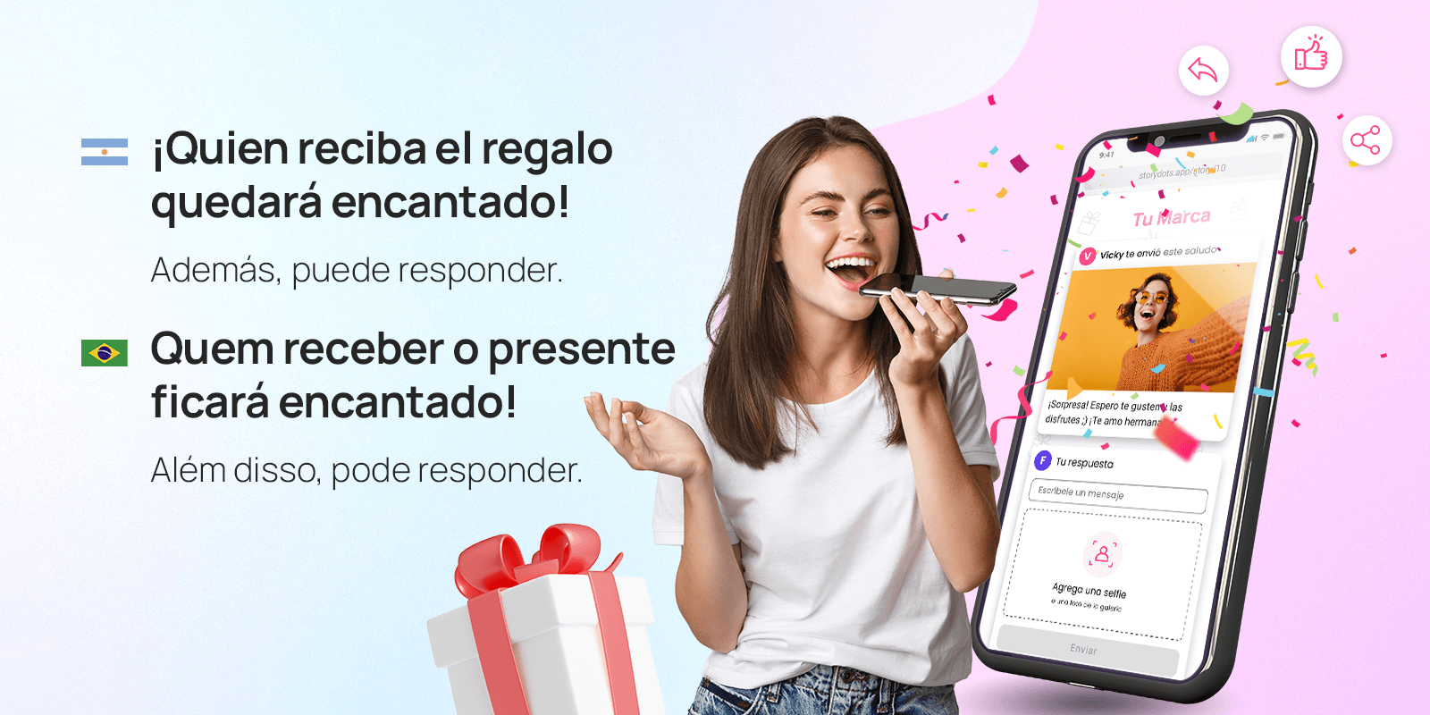 Saludos para regalo | Appsnube