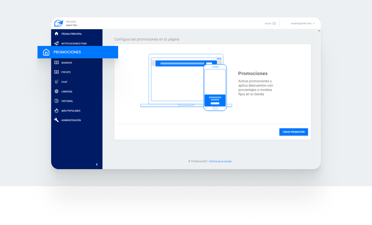 TITANPush Promociones