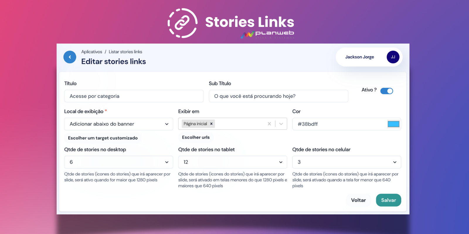 Stories Links - Planweb