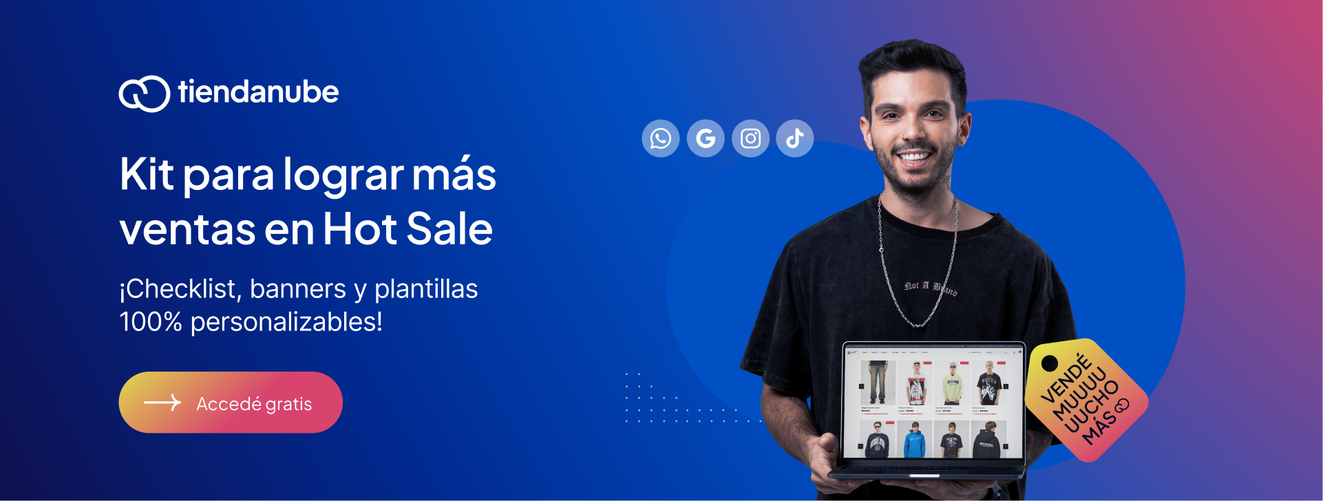 Potenciá tu marca creando tu propia tienda online.