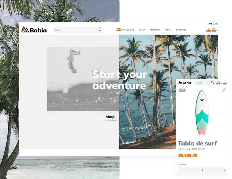 Tienda online Bahia - Diseño por Tiendanube