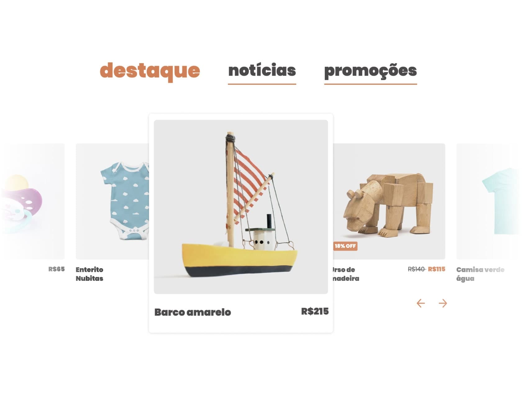 Destaque seus produtos