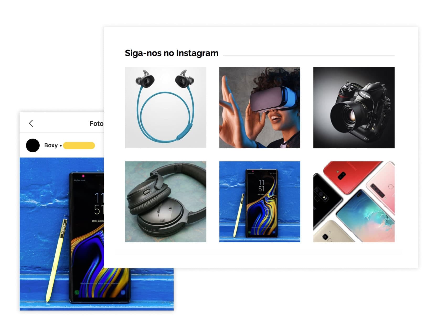 Postagens do Instagram