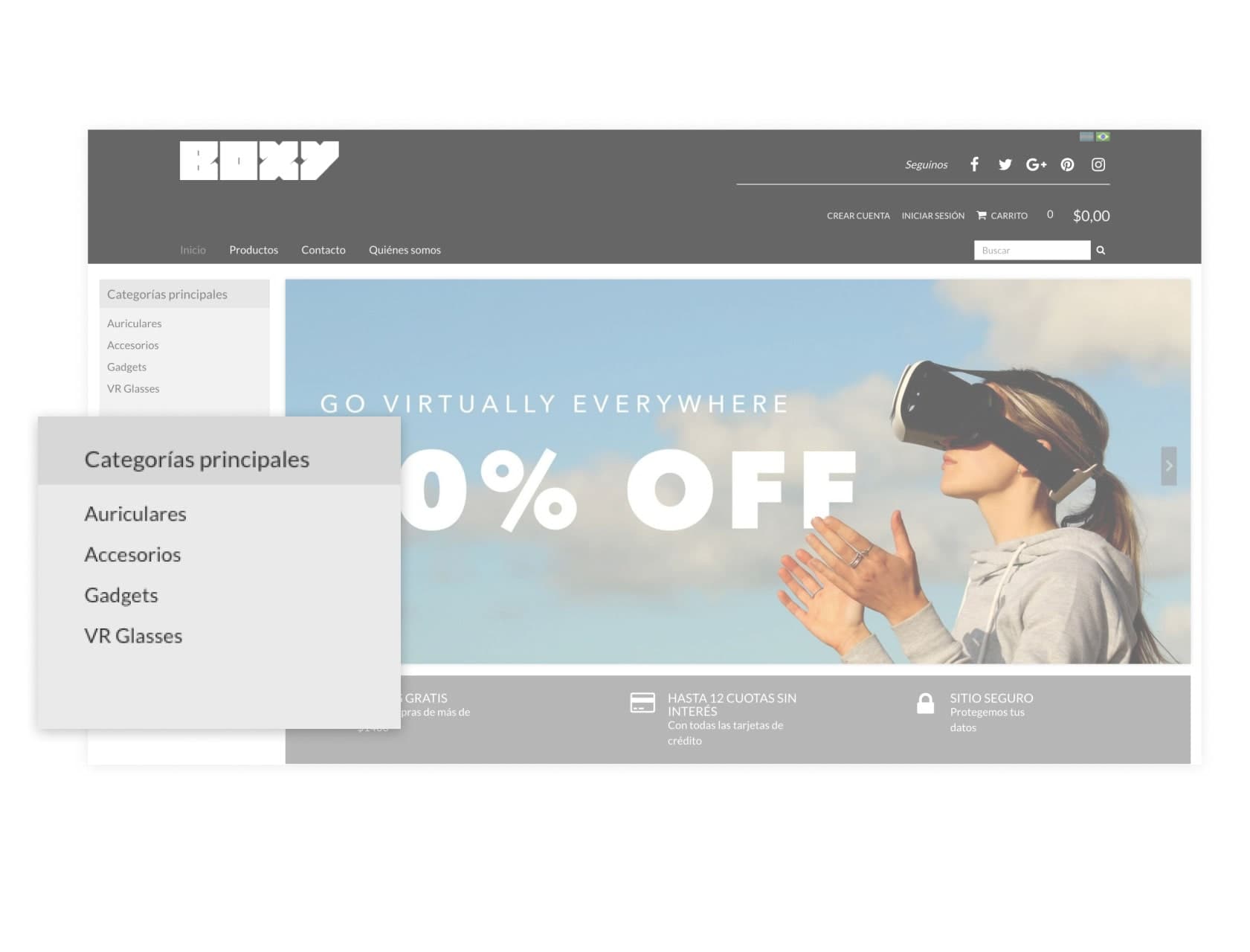 Navega tus categorias destacadas