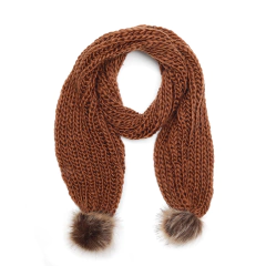 Bufanda con Pom pom 15881