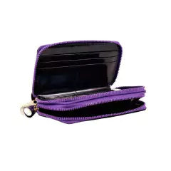 Billetera Doble Charol 29404 - lacentralmarroquinera