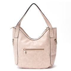 Cartera Morral Bote C/Cierre 27X39X17 Beige 31066 - lacentralmarroquinera