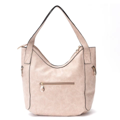 Cartera Morral Bote C/Cierre 27X39X17 Beige 31066 - lacentralmarroquinera