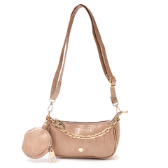 Cartera Baguette Croco Con Monedero 31531 - comprar online