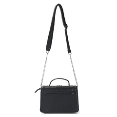 Bandolera Pink Londres Con Tapa Y Correa Con Cadena 23X7X15 Cm 33859 - tienda online