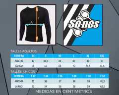 Lycra Manga Rangla Ultra Térmica Só-nós +uv Protección Coral - comprar online