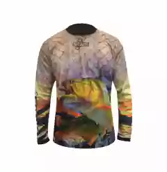 REMERA PESCA UPF + UV Protección