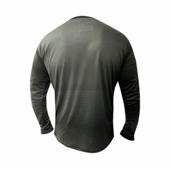 REMERA PESCA UPF + UV Protección gris puntos - comprar online