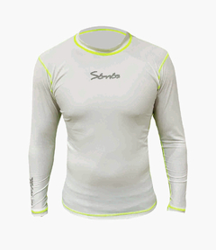 Remera Termica Lycra Lisa Blanca