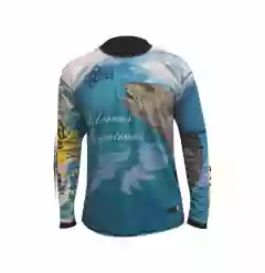 REMERA PESCA UPF + UV Protección Malvinas