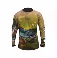 REMERA PESCA UPF + UV Protección Surubi
