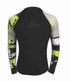 Lycra Manga Rangla Ultra Térmica Só-nós +uv Protección Verde limon