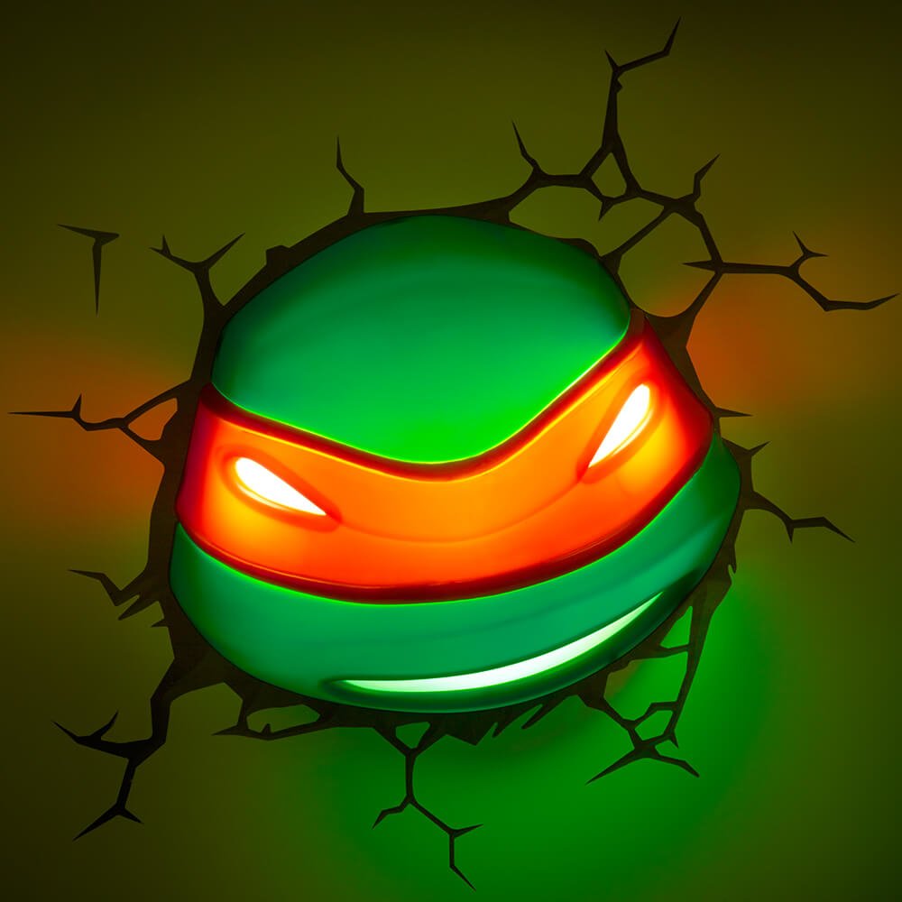 Lumin ria Geek Raphael Tartarugas Ninjas 3d Light Fx