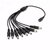 Cable De Alimentacion Con Deviracion A 8 Salidas