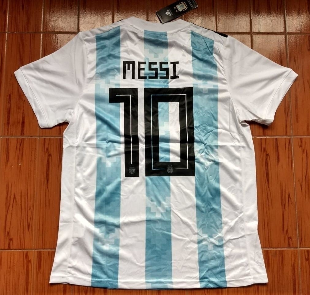 no usado Beber agua Humillar Camiseta Argentina titular Messi 2018