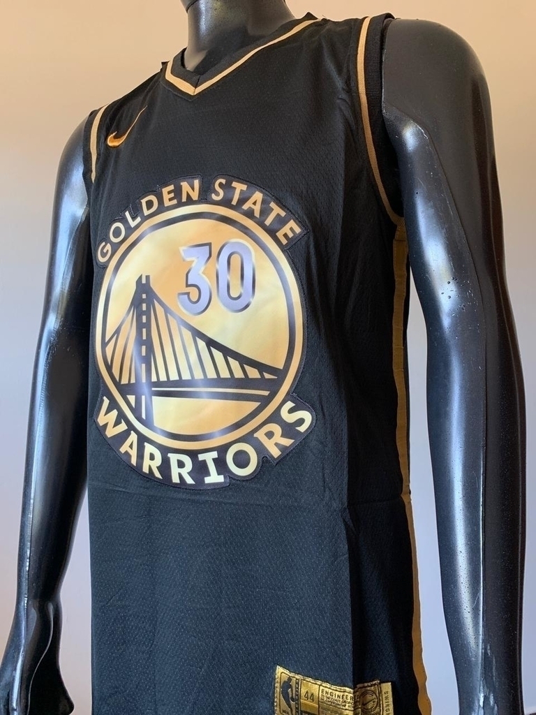 Alfombra Si Intestinos Camiseta Golden State Warriors negra Curry 2021