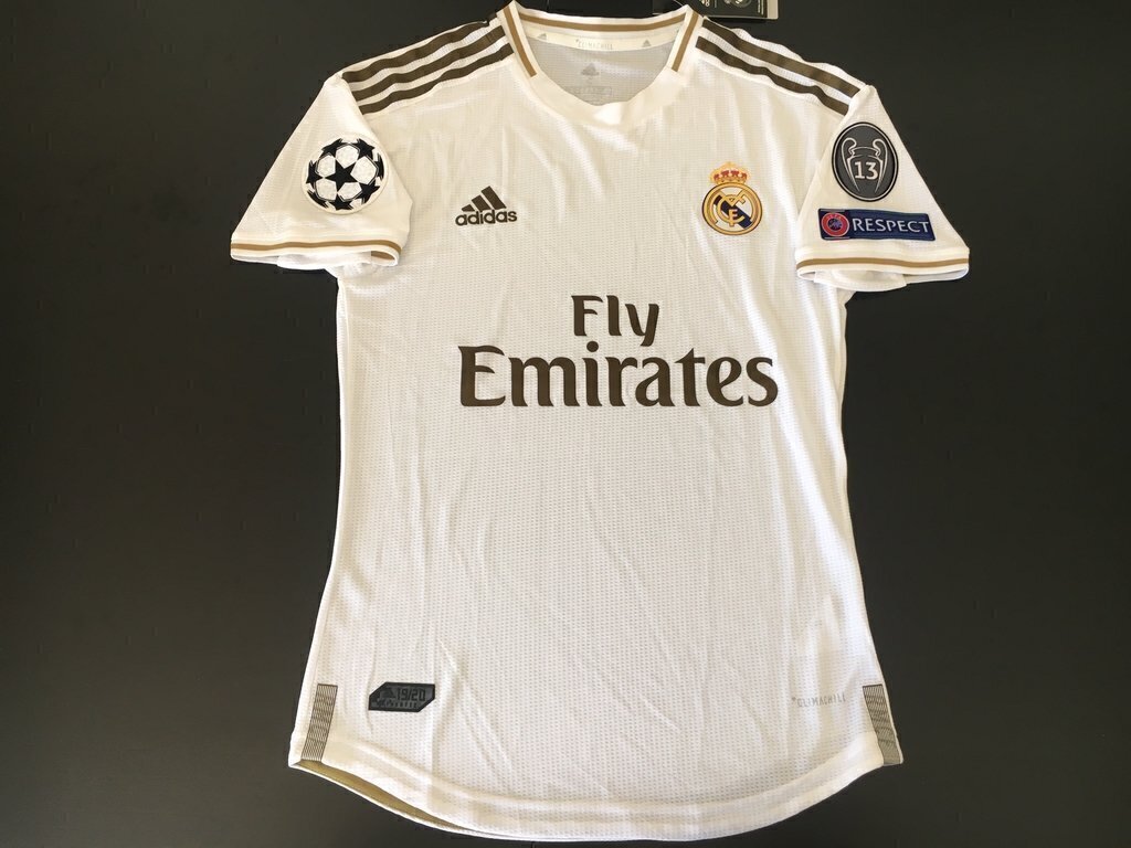 Camiseta Real Madrid 2019/20 con parches UCL (versión CLIMACHILL)