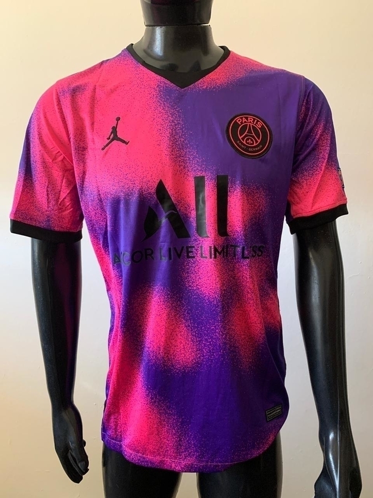 Camiseta PSG rosa Mbappe 2021 - Janisal