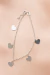 Pulsera dijes corazones