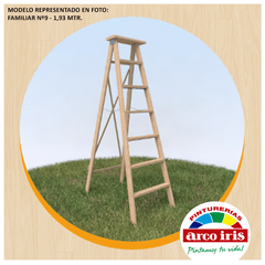 ESCALERA FAMILIAR Madera Nº5 / 0.96mtr.