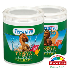 TROYA Impregnante Acuoso -Brillante- | Nogal x4 Litros