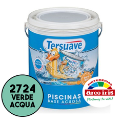 Tersuave Piscina Base Acuosa x10 ltrs. VERDE ACQUA