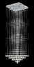 Colgante Magnalum Cuatro Rombos 6 Luces