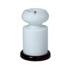 Velador Vidrio Vintage Opal Con Base De Madera Y Cenicero Cx