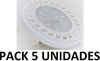 Pack De 5 Unidades Lámpara Ar 111 Led 15 W Calida