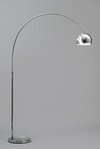 Lampara De Pie 1 Luz Telescopica Cabezal Movil Miro Metalica Nk