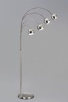 Lampara De Pie Miro 4 Luces Metalica La Fabrica Nk