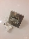 Semi Embutido Cuadrado Acero Para Dicro Led Lf