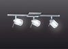 Aplique/plafon 3 Luces En Acero La Fabrica De Iluminación Kl
