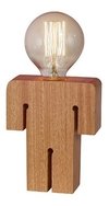Velador De Madera Natural Tipo Nene Cx