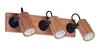 Aplique De 3 Maderaluces Con Luces Led Fabricante Cx