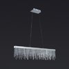 Colgante Led Continuo Embutido Y Cristales La Fabrica