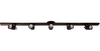 Pack de 2 Barral Aplique Riel 5 Luces Gu 10 Led Vintage Lf