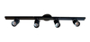 Pack de 2 Barral Aplique Riel 4 Luces Gu 10 Led Vintage 1 Metro Lf