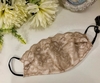 Barbijo Encaje Beige