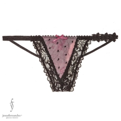 Soutien con Arco Floreado Rosa Doble Tira - comprar online