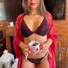 Allegra Rojo y Negro